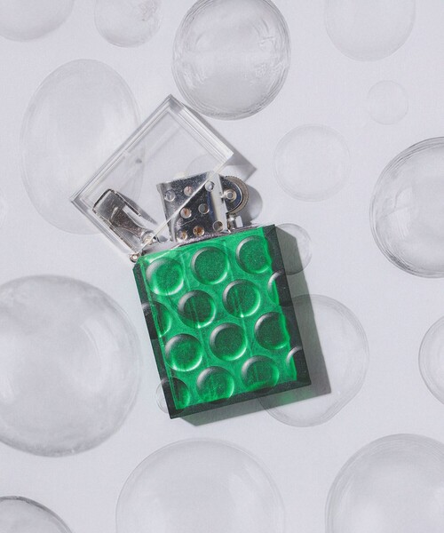 bpr BEAMS（ビーピーアール ビームス ）の「ハードエッジ バブル ライター（アッシュトレイ/ライター・レディース・ライトブルー/その他/ピンク/グリーン/オレンジ/パープル・ONE SIZE）」の2枚目の写真