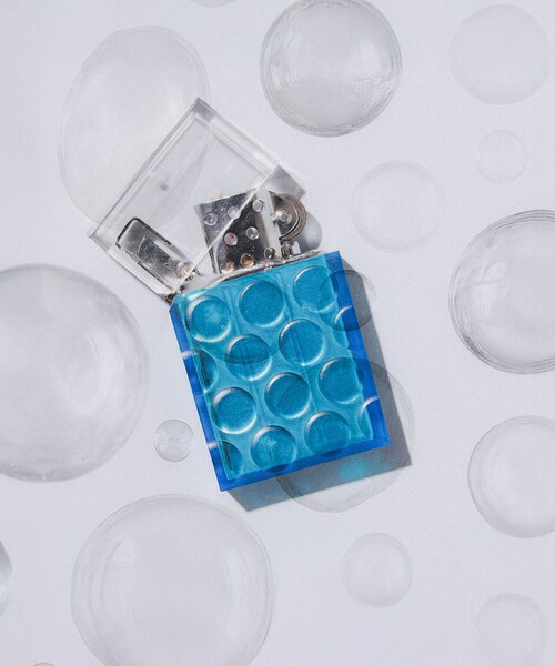 bpr BEAMS（ビーピーアール ビームス ）の「ハードエッジ バブル ライター（アッシュトレイ/ライター・レディース・ライトブルー/その他/ピンク/グリーン/オレンジ/パープル・ONE SIZE）」の3枚目の写真