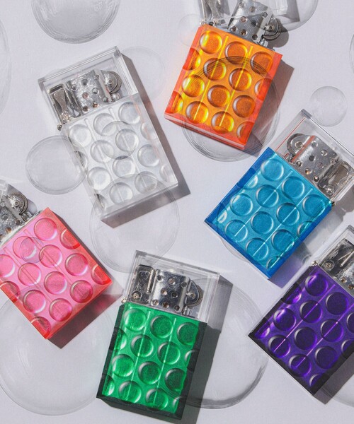 bpr BEAMS（ビーピーアール ビームス ）の「ハードエッジ バブル ライター（アッシュトレイ/ライター・レディース・ライトブルー/その他/ピンク/グリーン/オレンジ/パープル・ONE SIZE）」の8枚目の写真