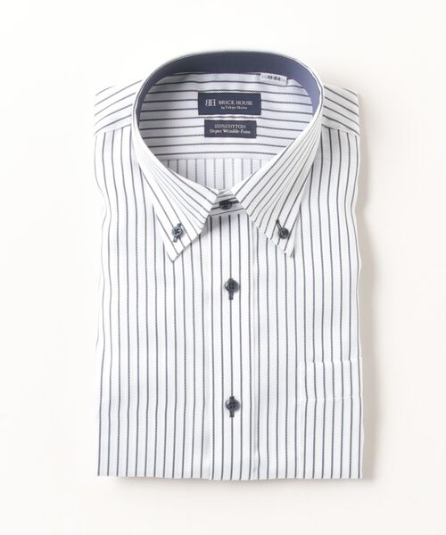 超形態安定ノーアイロン ボタンダウン 長袖ビジネスワイシャツ(ビジネスシャツ)|TOKYO SHIRTS(トウキョウシャツ)