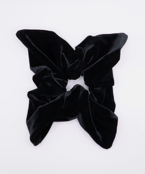 セール】〈VATSURICA〉ベロア スクエア ビッグ シュシュ（シュシュ