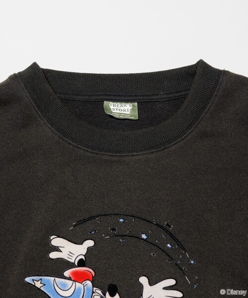 FREAK’S STOREミッキーマウスフロッキープリントクルーネックスウェット FREAK'S STORE（フリークスストア）の「FREAK'S STORE