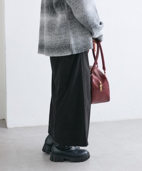 w closet（ダブルクローゼット）の「スリットロングスカート（スカート・レディース・アイボリー/ピンク/ブラック・FREE）」の17枚目の写真