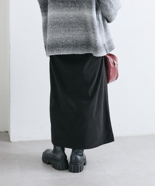 w closet（ダブルクローゼット）の「スリットロングスカート（スカート・レディース・アイボリー/ピンク/ブラック・FREE）」の19枚目の写真