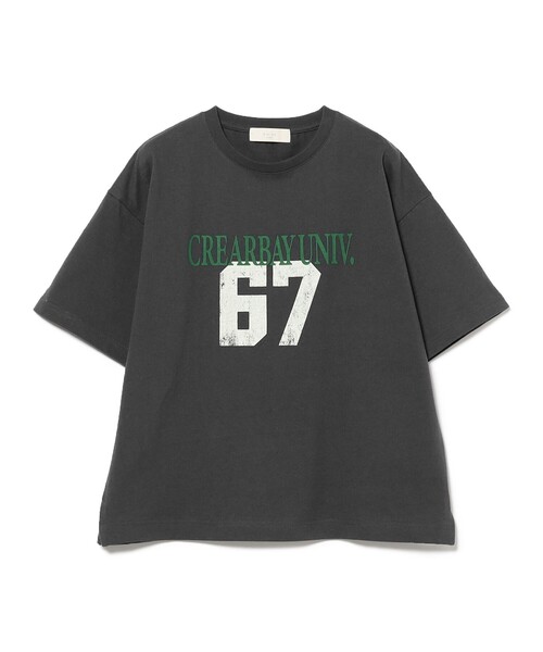 B:MING by BEAMS(ビーミングバイビームス)の「プリント フットボール Tシャツ(Tシャツ/カットソー・レディース・ネイビー/ブラック系その他4/オフホワイト・ONE SIZE)」の13枚目の写真