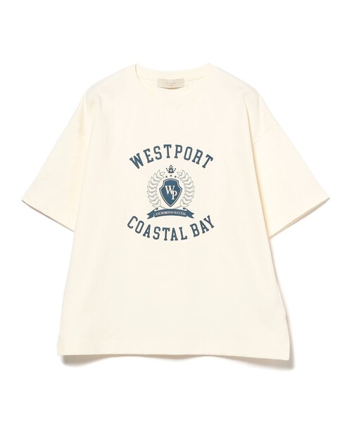 B:MING by BEAMS(ビーミングバイビームス)の「プリント フットボール Tシャツ(Tシャツ/カットソー・レディース・ネイビー/ブラック系その他4/オフホワイト・ONE SIZE)」の17枚目の写真