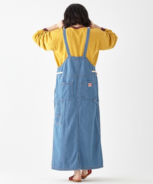 KRIFF MAYER Lady's Collection(クリフメイヤーレディースコレクション)の「ベイカーペインタージャンスカ(ジャンパースカート・レディース・ライトブルー/ナチュラル/ストライプ/ネイビー/ダークブルー・LARGE/MEDIUM)」の21枚目の写真