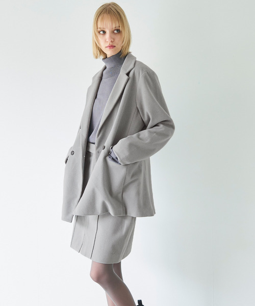 セール】起毛オーバーサイズジャケット（テーラードジャケット）｜coca