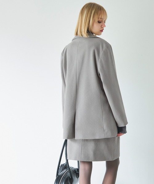 セール】起毛オーバーサイズジャケット（テーラードジャケット）｜coca