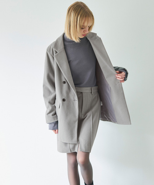 セール】起毛オーバーサイズジャケット（テーラードジャケット）｜coca