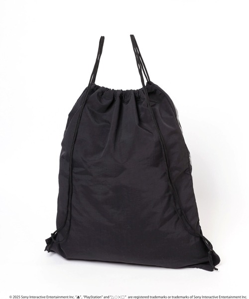 niko and...（ニコアンド）の「【PlayStation(プレイステーション)】限定プリントナップサック（バックパック/リュック・メンズ・グレー/ブラック・FREE）」の11枚目の写真