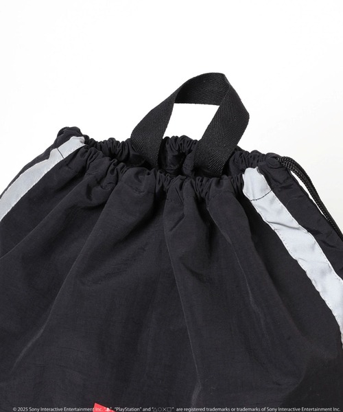 niko and...（ニコアンド）の「【PlayStation(プレイステーション)】限定プリントナップサック（バックパック/リュック・メンズ・グレー/ブラック・FREE）」の15枚目の写真