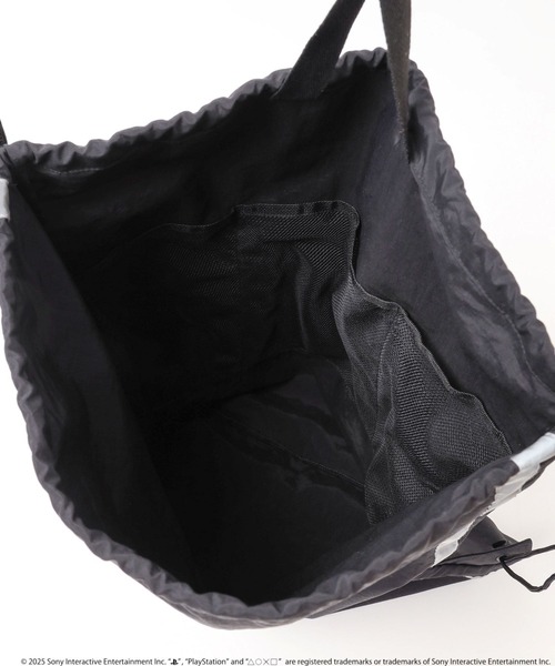 niko and...（ニコアンド）の「【PlayStation(プレイステーション)】限定プリントナップサック（バックパック/リュック・メンズ・グレー/ブラック・FREE）」の21枚目の写真