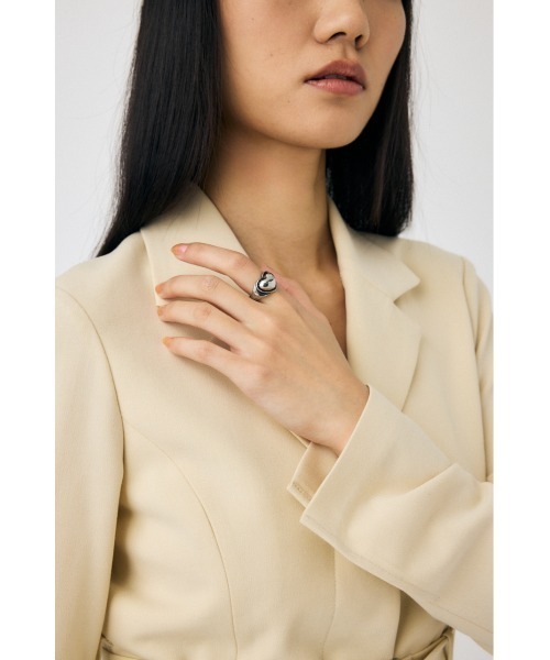 MOUSSY(マウジー)の「【WEB限定】HEART リング(リング・レディース・シルバー・FREE)」の4枚目の写真