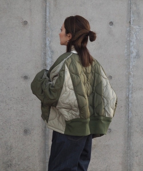LAULEN アウター LAULEN（ローレン）の「nylon switching two-tone jacket parka