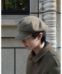 Noen（ノエン）の「ウールブレンドヘリンボーンキャスケット（キャップ）」