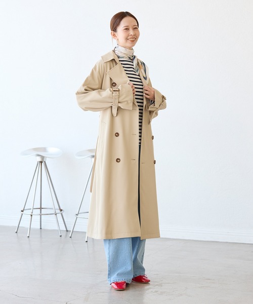 ROPE' PICNIC（ロペピクニック）の「刺繍入りボーダーカットトップス（Tシャツ/カットソー・レディース・ネイビー/クリーム/ピンク系その他2・38）」の11枚目の写真