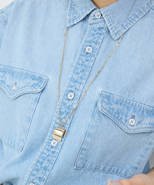 SLOBE IENA（スローブイエナ）の「SLOBE モチーフネックレス（ネックレス・レディース・ゴールド・FREE）」の2枚目の写真