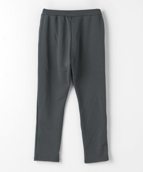 green label relaxing（グリーンレーベルリラクシング）の「裏毛 ストレートパンツ / キッズ  100cm-130cm（その他パンツ・キッズ・ブラック/ダークグレー・110cm/120cm/100cm/130cm）」の3枚目の写真