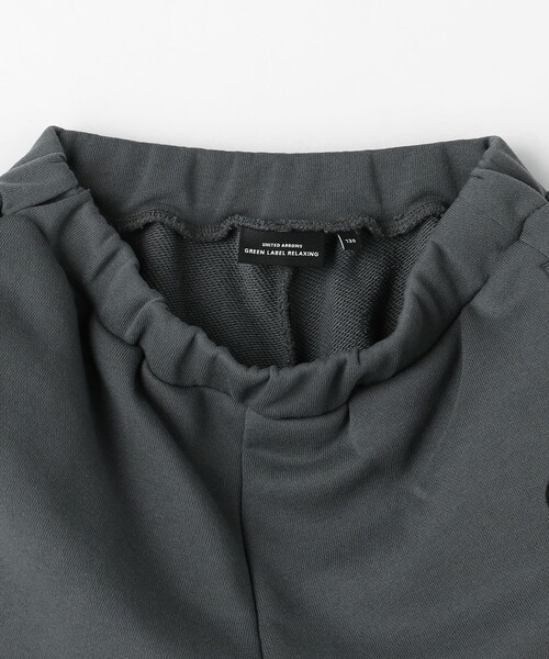 green label relaxing（グリーンレーベルリラクシング）の「裏毛 ストレートパンツ / キッズ  100cm-130cm（その他パンツ・キッズ・ブラック/ダークグレー・110cm/120cm/100cm/130cm）」の6枚目の写真