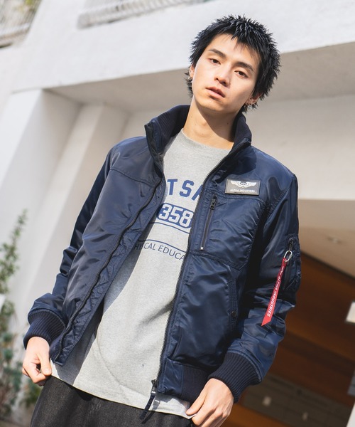 セール中‼️ALPHA INDUSTRIES フーデッドリブ ジャケット セール】【ALPHA INDUSTRIES/アルファインダストリーズ】フード