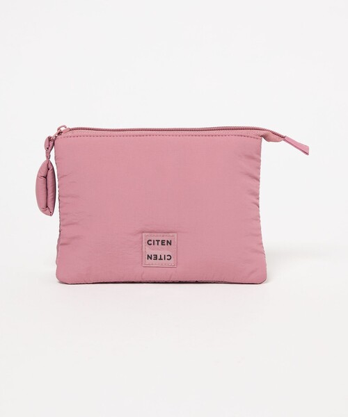 CITEN(シテン)の「<CITEN>CITEN2ポケットポーチ(ポーチ・レディース・シルバー/ブラック/オレンジ/ピンク/ベージュ/ロイヤルブルー/ダークグリーン/ライトピンク・FREE)」の7枚目の写真