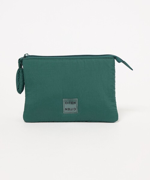 CITEN(シテン)の「<CITEN>CITEN2ポケットポーチ(ポーチ・レディース・シルバー/ブラック/オレンジ/ピンク/ベージュ/ロイヤルブルー/ダークグリーン/ライトピンク・FREE)」の4枚目の写真