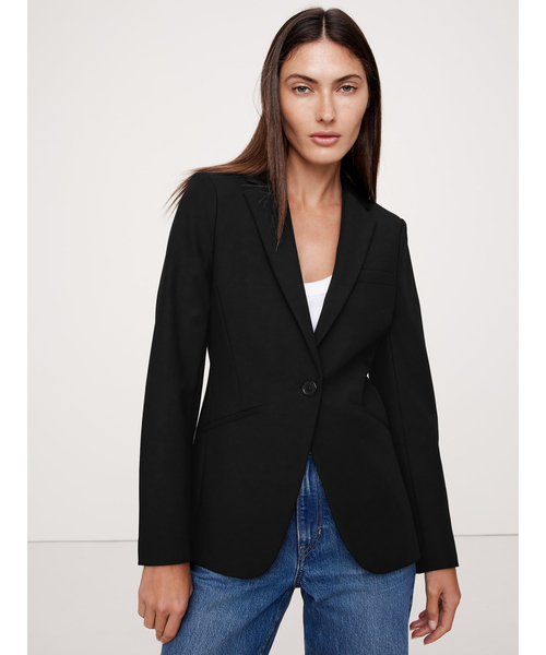 極美品　バナナリパブリック　テーラードジャケット　カシミヤ100％　ブラック　S Banana Republic - 極美品 バナナリパブリック テーラード