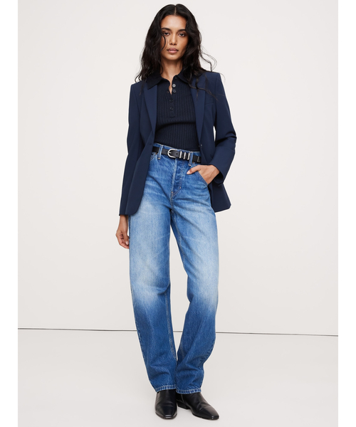 Banana Republic（バナナリパブリック）の「スリム リファインド ブレザー（テーラードジャケット・レディース・ネイビー/ブラック/アイボリー・2/0/4/6/8）」の6枚目の写真