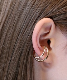 vv（ヴィヴィ）の「vv.jewelry / ゴールド二連イヤカフ（イヤーカフ）」