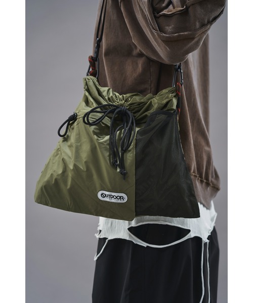 OUTDOOR PRODUCTS（アウトドアプロダクツ）の「OUTDOOR PRODUCTS/アウトドアプロダクツ 別注リップストップバッグ(限定展開)（トートバッグ・メンズ・ブラック/グレー/オリーブ・FREE）」の18枚目の写真