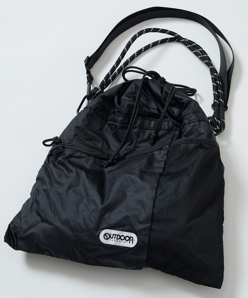 OUTDOOR PRODUCTS（アウトドアプロダクツ）の「OUTDOOR PRODUCTS/アウトドアプロダクツ 別注リップストップバッグ(限定展開)（トートバッグ・メンズ・ブラック/グレー/オリーブ・FREE）」の21枚目の写真