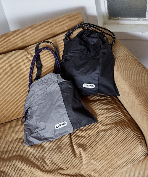 OUTDOOR PRODUCTS（アウトドアプロダクツ）の「OUTDOOR PRODUCTS/アウトドアプロダクツ 別注リップストップバッグ(限定展開)（トートバッグ・メンズ・ブラック/グレー/オリーブ・FREE）」の22枚目の写真