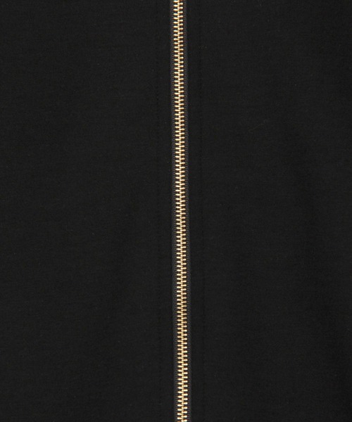 NICOLE white（ニコルホワイト）の「パイピングフルZIPパーカー／ダンボールポンチ（パーカー・レディース・イエロー/オフホワイト/ブラック/ベージュ・FREE）」の19枚目の写真