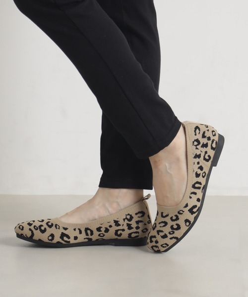 FOUND GOOD(ファウンドグッド)の「ヤワラカルイニットパンプスS(その他シューズ・レディース・グレー系/アイボリー/ブラック/ブラウン系・M/S/XL/L)」の1枚目の写真