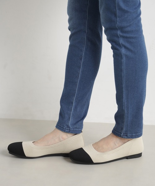 FOUND GOOD(ファウンドグッド)の「ヤワラカルイニットパンプスS(その他シューズ・レディース・グレー系/アイボリー/ブラック/ブラウン系・M/S/XL/L)」の12枚目の写真