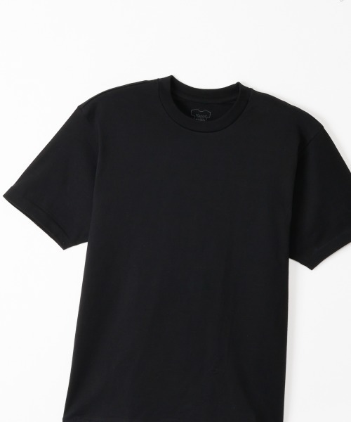 HANES(ヘインズ)の「【HANES/ヘインズ】1P KURO CREW NECK T-SHIRT(Tシャツ/カットソー・メンズ・ブラック・XL/L/M/S)」の4枚目の写真