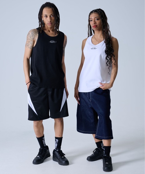 入手困難 即納 送料込 フブ FUBU ハーフパンツ ジャージ セール】FUBU フブ ブランド ロゴ ワッペン 刺繍 アメカジ 軽量