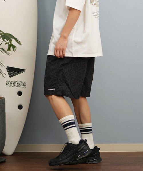 ムラサキスポーツ（ムラサキスポーツ）の「【ムラサキスポーツ限定】GRAMICCI/グラミチ×DEAR LAUREL/ディアローレル Gショーツ レオパード柄 水陸両用 GMP5-S2006（その他パンツ・メンズ・グレー/レオパード・M/L/XL）」の4枚目の写真