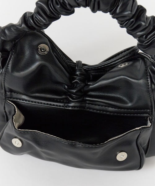 ⭐️未使用⭐️ ソメスサドル　優佳良織　ハンドバッグ　コラボバッグ　レザー　黒 theory セオリー メゾンカナウコラボ ラウンドボストン 2WAY