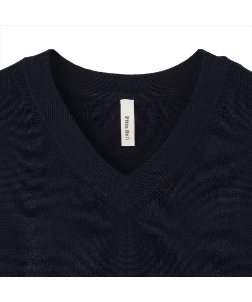 TOKYO SHIRTS（トウキョウシャツ）の「畔編みVネック レディースニットベスト（ベスト・レディース・ネイビー/グレー/オフホワイト・LL/M/L）」の19枚目の写真