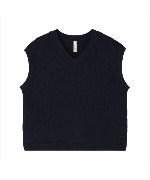 TOKYO SHIRTS（トウキョウシャツ）の「畔編みVネック レディースニットベスト（ベスト・レディース・ネイビー/グレー/オフホワイト・LL/M/L）」の17枚目の写真