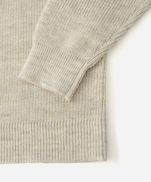 Saturdays NYC（サタデーズ ニューヨークシティ ）の「Charles V-neck Sweater（ニット/セーター・メンズ・ブラック/オフホワイト・L/M/S）」の9枚目の写真