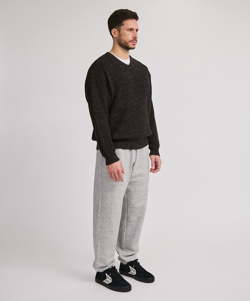 Saturdays NYC（サタデーズ ニューヨークシティ ）の「Charles V-neck Sweater（ニット/セーター・メンズ・ブラック/オフホワイト・L/M/S）」の15枚目の写真