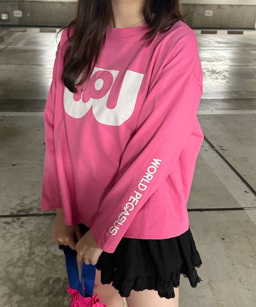 セール】【ワールドペガサス×SHRITAコラボ】 ロングスリーブTシャツ