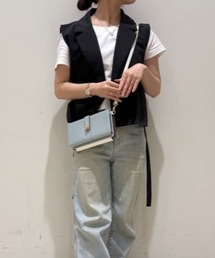 シンプル2wayウォレットショルダーバッグ