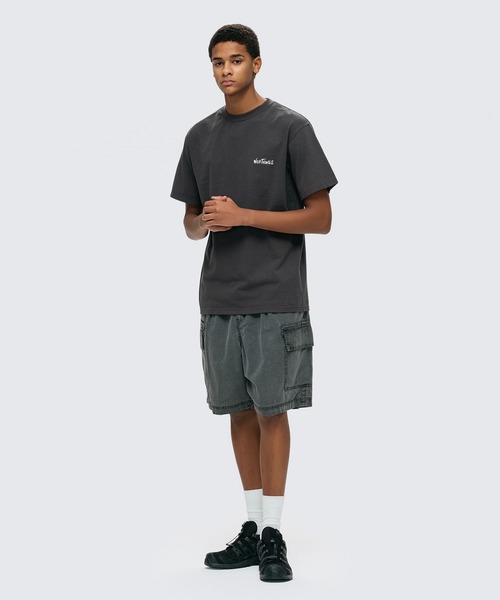 WILD THINGS（ワイルドシングス）の「WILD THINGS/ワイルドシングス ARMY TAG PRINT TEE 半袖Tシャツ（Tシャツ/カットソー・メンズ・オリーブ/ブラック/ホワイト/チャコール・XL/L/M）」の7枚目の写真