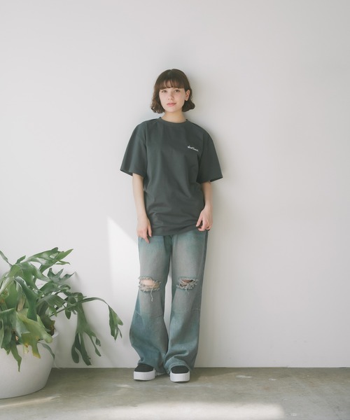 WILD THINGS（ワイルドシングス）の「WILD THINGS/ワイルドシングス ARMY TAG PRINT TEE 半袖Tシャツ（Tシャツ/カットソー・メンズ・オリーブ/ブラック/ホワイト/チャコール・XL/L/M）」の13枚目の写真
