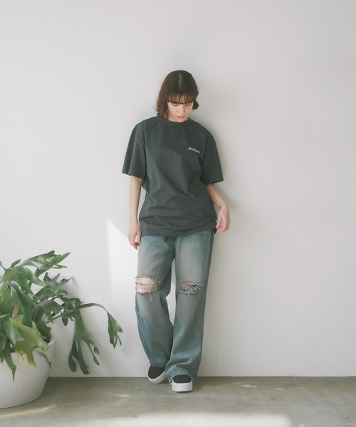 WILD THINGS（ワイルドシングス）の「WILD THINGS/ワイルドシングス ARMY TAG PRINT TEE 半袖Tシャツ（Tシャツ/カットソー・メンズ・オリーブ/ブラック/ホワイト/チャコール・XL/L/M）」の15枚目の写真