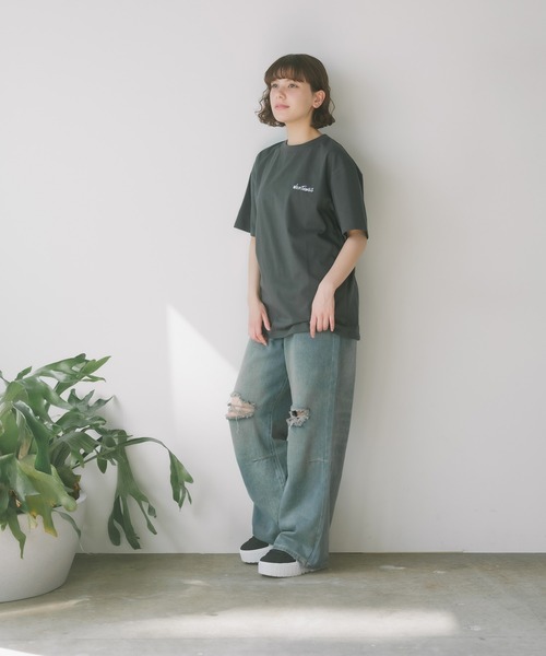 WILD THINGS（ワイルドシングス）の「WILD THINGS/ワイルドシングス ARMY TAG PRINT TEE 半袖Tシャツ（Tシャツ/カットソー・メンズ・オリーブ/ブラック/ホワイト/チャコール・XL/L/M）」の14枚目の写真